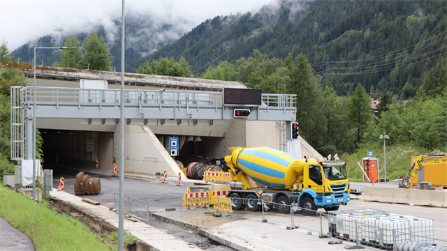 Symbolfoto Baustelle Arlbergtunnel