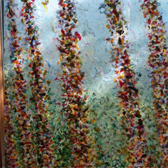 Gerald K. Nitsche, Malerei auf Glas